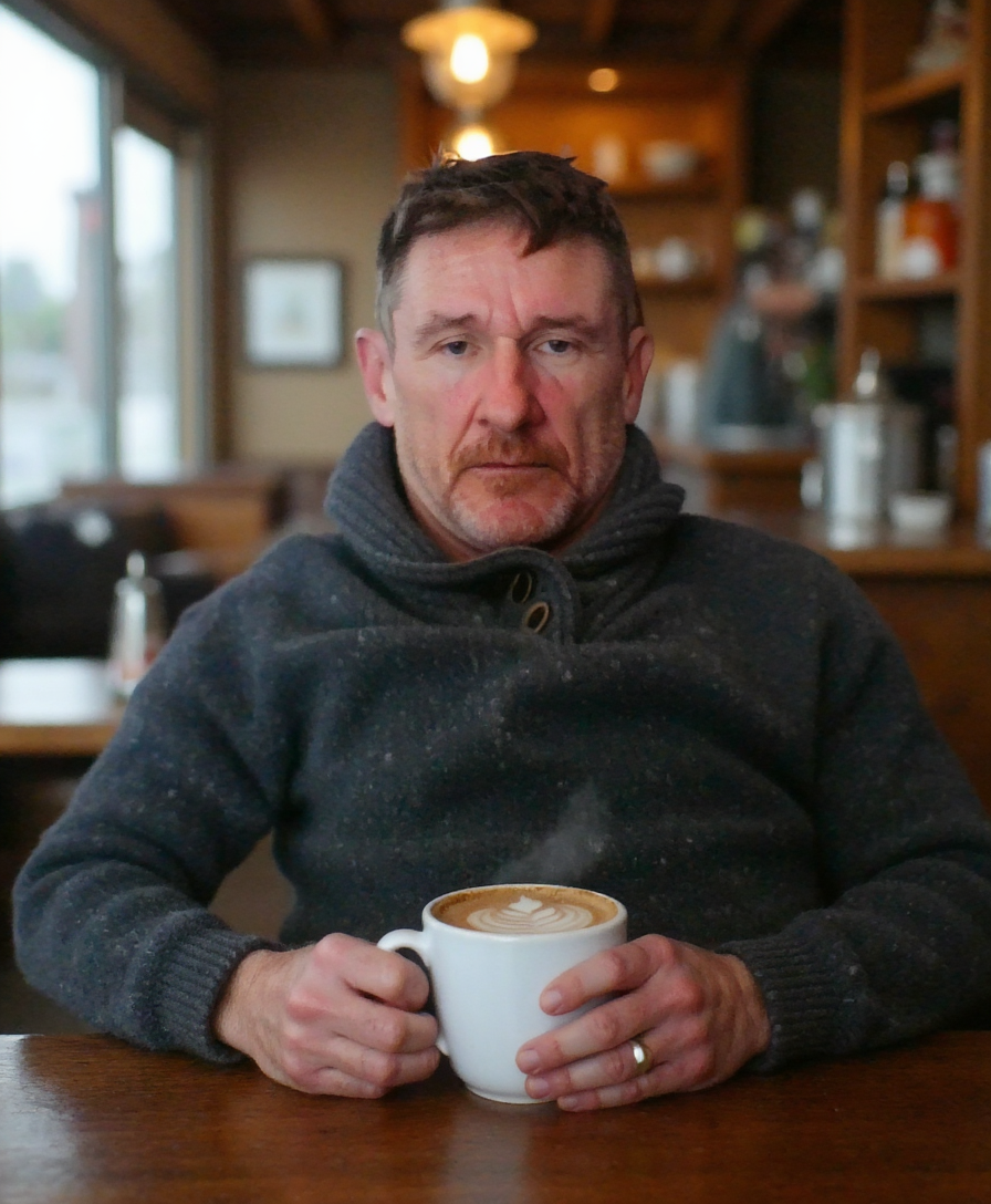 Neil Spence 55 — Coffee Shop Casual